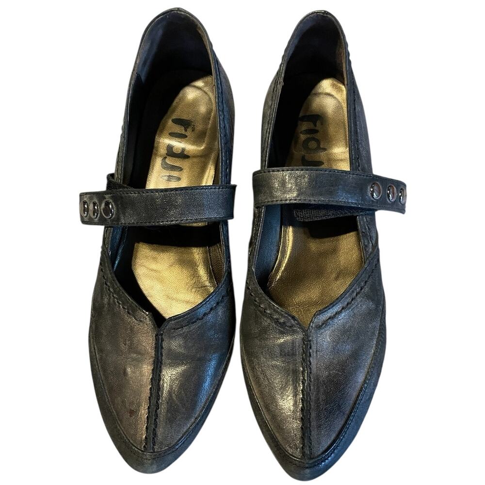 Fidji Dark Gray MaryJanes